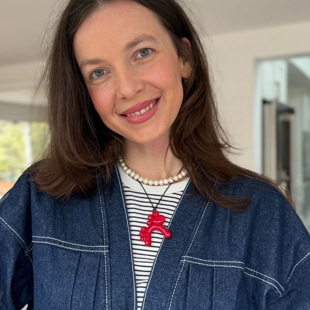 Handmade Clay Horse Necklace – Unique scandinavian Statement Piece